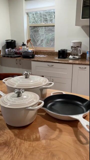 Le Creuset Signature Cast Iron · 5 Piece Set · Flame
